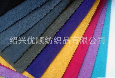 紹興力凡針紡織品 專業(yè)生產(chǎn)銷售288F粗針氨綸彈力搖粒絨面料